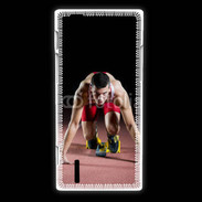 Coque Huawei Ascend P2 Athlete on the starting block