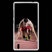 Coque Huawei Ascend G740 Athlete on the starting block