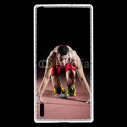 Coque Huawei Ascend P7 Athlete on the starting block
