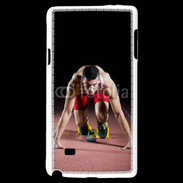 Coque Samsung Galaxy Note 4 Athlete on the starting block
