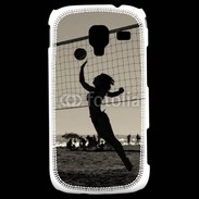 Coque Samsung Galaxy Ace 2 Beach Volley en noir et blanc 115