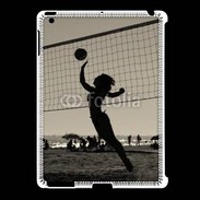 Coque iPad 2/3 Beach Volley en noir et blanc 115