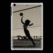 Coque iPadMini Beach Volley en noir et blanc 115