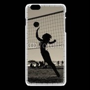 Coque iPhone 6 / 6S Beach Volley en noir et blanc 115