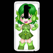 Coque LG G2 Chibi style illustration of a super-heroine 26
