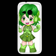 Coque HTC One Mini 2 Chibi style illustration of a super-heroine 26