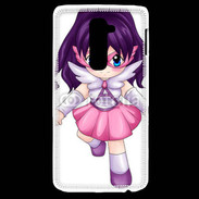 Coque LG G2 Chibi style illustration of a super-heroine 25