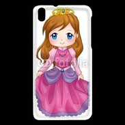 Coque HTC Desire 816 Cute cartoon illustration of a queen