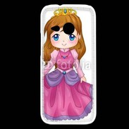 Coque HTC One Mini 2 Cute cartoon illustration of a queen