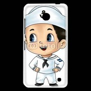 Coque Nokia Lumia 630 Cute cartoon illustration of a sailor