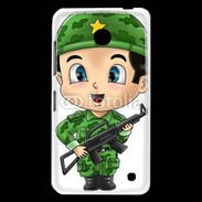 Coque Nokia Lumia 630 Cute cartoon illustration of a soldier