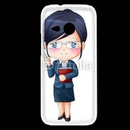 Coque HTC One Mini 2 Cute cartoon illustration of a teacher
