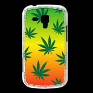 Coque Samsung Galaxy Trend Fond Rasta Cannabis