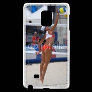 Coque Samsung Galaxy Note Edge Beach Volley féminin 50