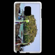 Coque Samsung Galaxy Note Edge DP Barge en bord de plage