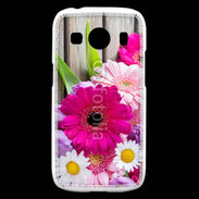 Coque Samsung Galaxy Ace4 Bouquet de fleur sur bois