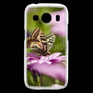 Coque Samsung Galaxy Ace4 Fleur et papillon