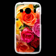 Coque Samsung Galaxy Ace4 Bouquet de roses multicouleurs