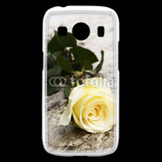 Coque Samsung Galaxy Ace4 Belle rose Jaune 50