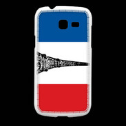 Coque Samsung Galaxy Fresh Drapeau français et Tour Eiffel