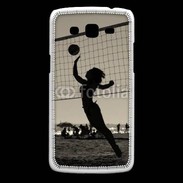Coque Samsung Core Plus Beach Volley en noir et blanc 115