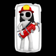 Coque Samsung Galaxy Young Je suis un pompier 600