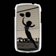 Coque Samsung Galaxy Young Beach Volley en noir et blanc 115