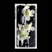 Coque Sony Xpéria J Orchidée blanche Zen 11