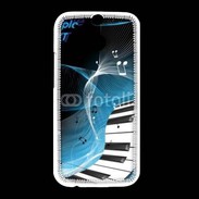 Coque HTC One M8 Abstract piano