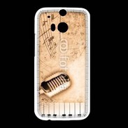 Coque HTC One M8 Dirty music background