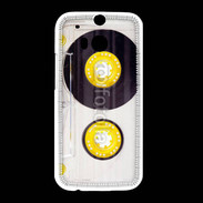 Coque HTC One M8 Cassette audio transparente 1