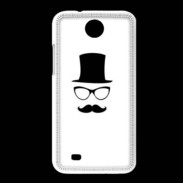 Coque HTC Desire 300 chapeau moustache