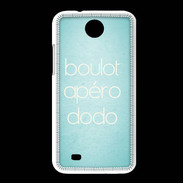 Coque HTC Desire 300 Boulot Apéro Dodo Turquoise ZG