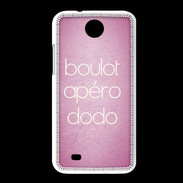 Coque HTC Desire 300 Boulot Apéro Dodo Rose ZG