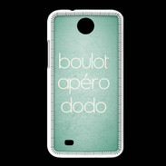 Coque HTC Desire 300 Boulot Apéro Dodo Vert ZG