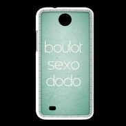 Coque HTC Desire 300 Boulot Sexo Dodo Vert ZG