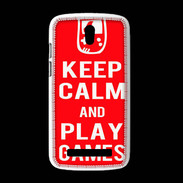 Coque HTC Desire 500 Keep Calm Play games Rouge