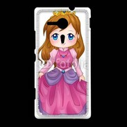 Coque Sony Xpéria SP Cute cartoon illustration of a queen