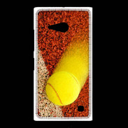 Coque Nokia Lumia 735 Balle de tennis sur ligne de cours