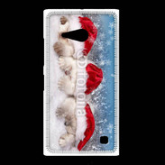 Coque Nokia Lumia 735 3 chatons Noël