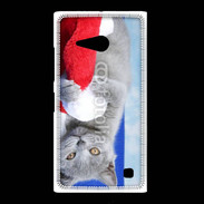 Coque Nokia Lumia 735 Chat Noël 6