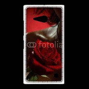 Coque Nokia Lumia 735 Belle rose rouge 500