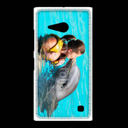 Coque Nokia Lumia 735 Bisou de dauphin