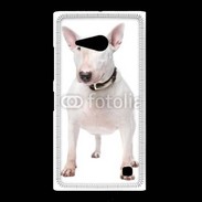 Coque Nokia Lumia 735 Bull Terrier blanc 600