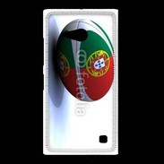 Coque Nokia Lumia 735 Ballon de rugby Portugal