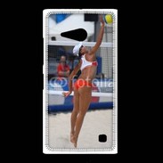 Coque Nokia Lumia 735 Beach Volley féminin 50