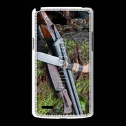 Coque LG L80 Fusil de chasse et couteau 2