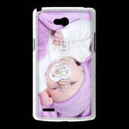 Coque LG L80 Amour de bébé en violet