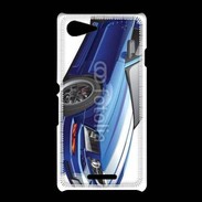Coque Sony Xpéria E3 Mustang bleue