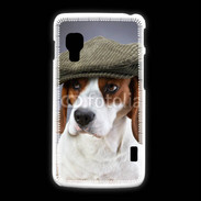 Coque LG L5 2 Beagle avec casquette